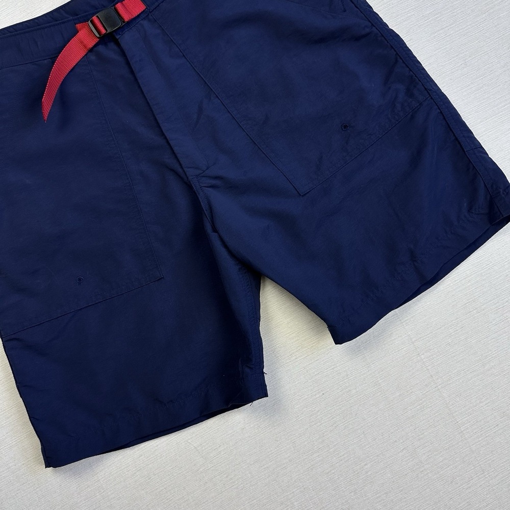 Topo Designs Mountain Shorts Belted Rip Stop Men L Blue Hiking Camping Huckberry - Picture 3 of 9